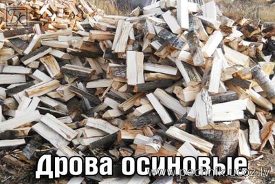 Дрова из осины