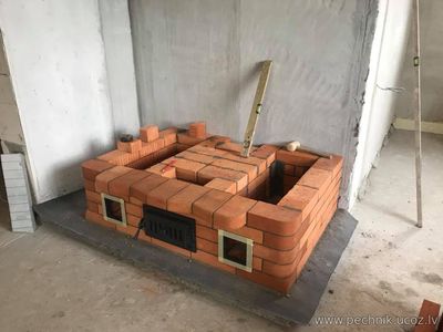 Кладка нижней части